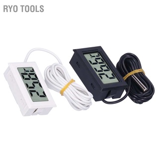 Ryo เครื่องวัดอุณหภูมิดิจิตอลหน้าจอ Lcd ขนาดเล็ก Fy13001