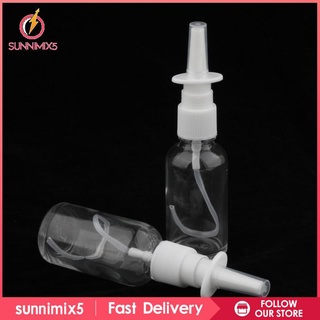 10 Pieces 30ml Empty Glass Nasal Spray Bottle Fine Mist Vials Sprayer Brown