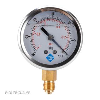 Vacuum Gauge S/Steel Case , -1-2bar,-30-30hg/psi , -1-7bar,-30-100hg/psi