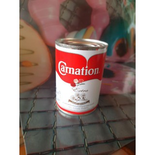 นมข้นจืดกระป๋อง คาร์เนชั่นเอ็กซ์ตร้า 385g.(Carnation Extra)