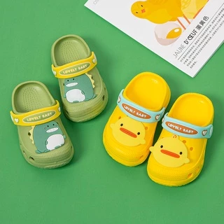 Cheerful Mario 1 ขวบ หลายสี การ์ตูน รองเท้าแตะไดโนเสาร์เด็ก แฟชั่น ระบายอากาศ รองเท้ารัดส้นเด็ก