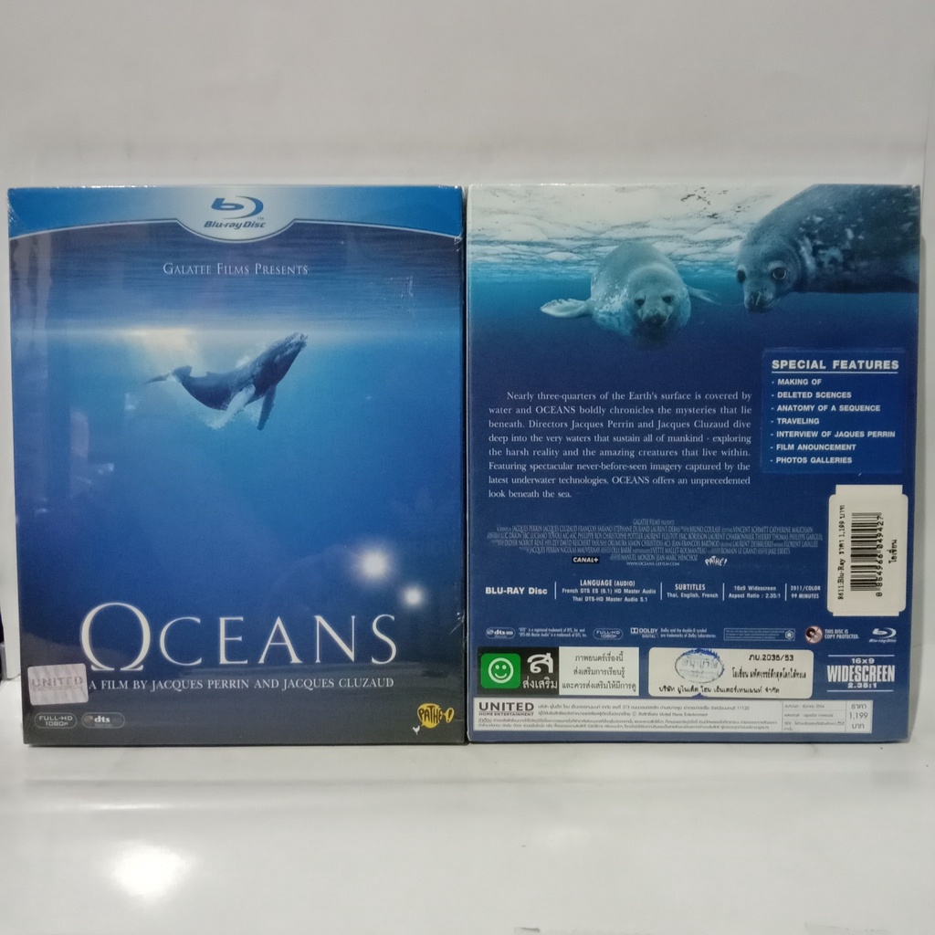 Media Play Oceans/ โอเชี่ยน มหัศจรรย์ลึกสุดโลกใต้ทะเล (Blu-Ray) / S8611RA