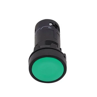 PUSH BUTTON SWITCH สวิทช์กด กดเด้งกลับ สีเขียว สีแดง สีเหลือง สีดำ 22mm พุชบัททอนสวิทช์