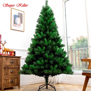 ต้นคริสต์มาส  ขนาด 90/150/180/210CM สีเขียว วัสดุคุณภาพ PVC ต้นไม้คริสต์มาสปลอม Christmas tree ต้นไม้ตกแต่งสำเร็จรูป