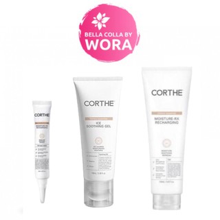 CORTHE moisture-rx recharging 150ml/ CORTHE moisture-rx recharging 20ml/ CORTHE dermo essential ice soothing gel 100ml