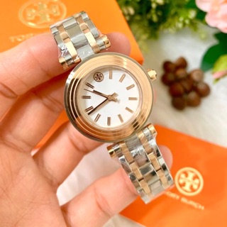 (ผ่อน0%) นาฬิกา CLASSIC T WATCH, TWO-TONE STAINLESS STEEL/IVORY tbw9011 30 MM สายสแตนเลส ทูโทน เงิน สลับ โรสโกลด์ 30 มม.