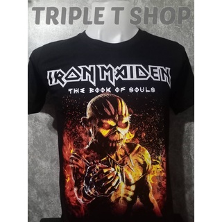 เสื้อยืด คอกลม สกรีนลาย IRON MAIDEN (RB 152)