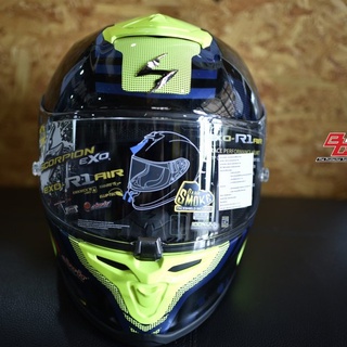 SCORPION EXO R1 AIR : OGI NEON YELLOW