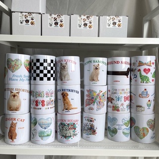 พร้อมส่ง แก้วมัค cute mug collection 🍐🍊🍞🥣