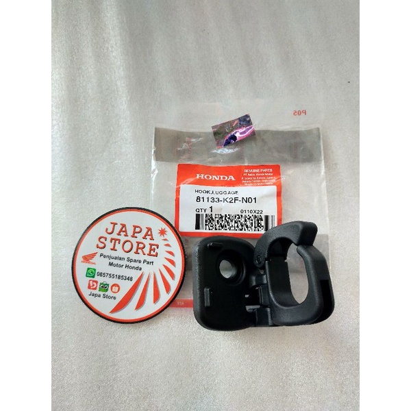 GANTUNGAN 81133K2FN01 Scoopy K2F กระเป๋าเดินทาง Hook กระเป๋าเดินทาง Honda Scoopy eSP K2F