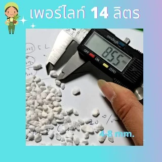 เพอร์ไลท์( EXPANDED PERLITE) 14L เม็ดโต ไม่มีฝุ่น ไม่แหลก