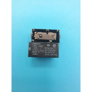 รีเลย์ Omron G6B-1114P-US-24VDC 12VDC 5VDC รีเลย์ 4ขา