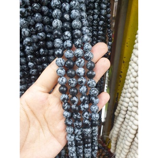 หินสโนว์เฟล็ก ออบซิเดียน (Snowflake Obsidian)