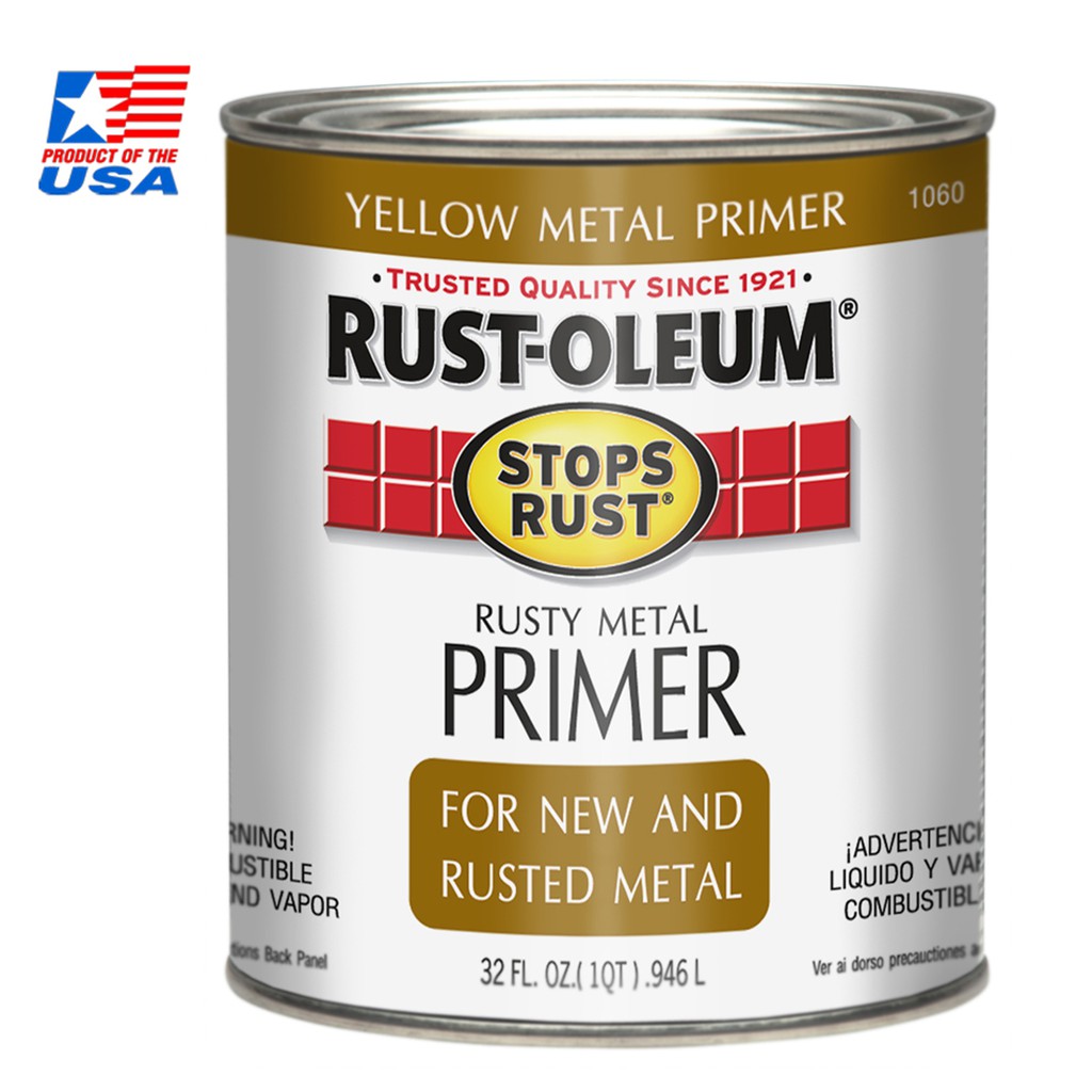 สีรองพื้นชนิดทนทานพิเศษ - Rust Oleum #1060 Yellow Primer ,  #1069 Red Primer