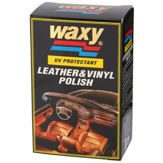 waxyเคลือบเงา น้ำยาขัดเบาะ waxy น้ำยาเคลือบเบาะหนัง แว๊กซี่ 125ml.