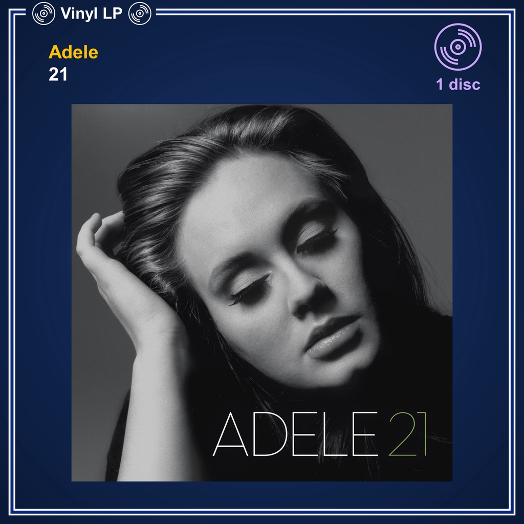 [แผ่นเสียง Vinyl LP] Adele - 21 [ใหม่และซีล SS]