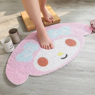 พรมเช็ดเท้า Sanrio Character Diecut ขนาด 60x43 CM