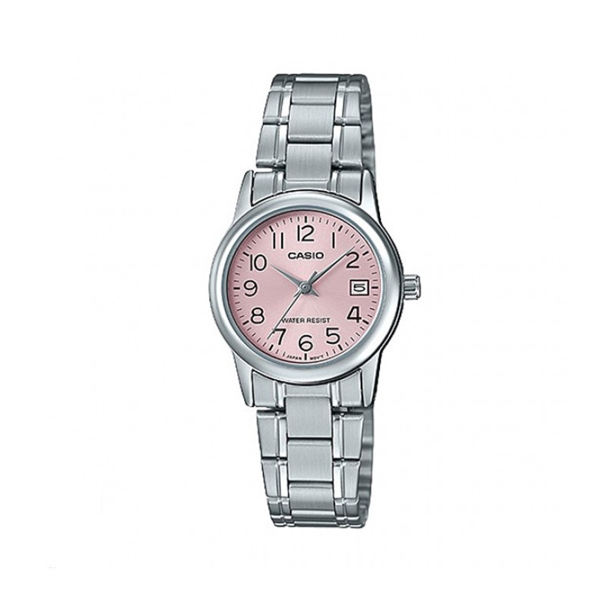 Casio Standard นาฬิกาข้อมือผู้หญิง สแตนเลส รุ่น LTP-V002D-4BUDF,LTP-V002D-4B,LTP-V002D