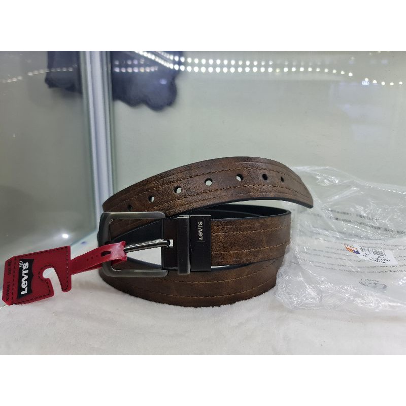 เข็มขัดหนังผู้ชาย American Levis ของแท้