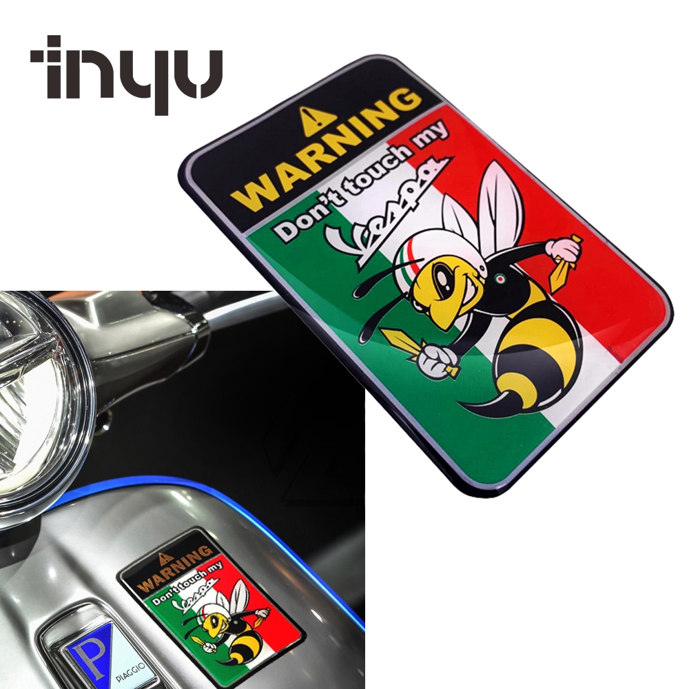 สติ๊กเกอร์โลโก้ 3 d แบบเปลี่ยนสําหรับ piagio vespa gts gtv lxv 250 e 300 e