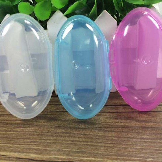 ถูกที่สุด!! แปรงซิลิโคนสวมนิ้ว พร้อมกล่อง 3 สี นุ่มพิเศษสำหรับเด็ก แปรงฟันสวมนิ้ว เด็ก ซิลิโคน พร้อมส่ง - รูปที่ 5