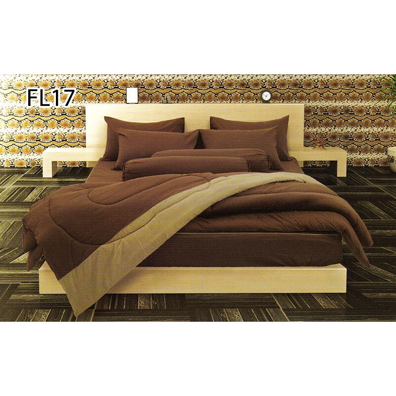 Fair Lady ผ้าปูที่นอน ขนาด 3.5/5/6 ฟุต (ไม่รวมนวม) Fair Lady พิมพ์ลาย FL17