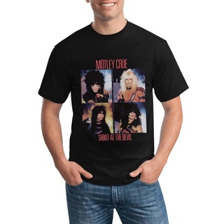 เสื้อยืด พิมพ์ลายการ์ตูน Motley Crue น่ารัก สไตล์ฮิปฮอป มีหลายสี สําหรับผู้ชาย