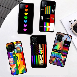 เคสโทรศัพท์มือถือ ลาย Love is Love Rainbow LGBT สําหรับ Samsung Galaxy M02 A02 A03S A6 A7 A8 A9 A10 A10S Plus IJ87