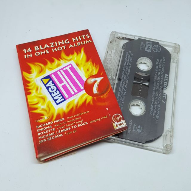 เทปเพลง MEGA HIT 7 เทปคลาสเซ็ต เพลงยุค80/90