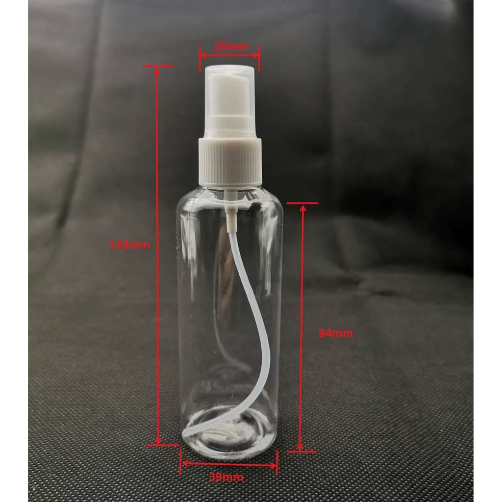 ขวดสเปรย์ใส ใส่น้ำหอม แอลกอฮอล์ และของเหลวอื่นๆ ขนาด 100 ml ขนาดพกพา/1459
