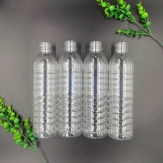 ขวดพลาสติกทรงกลม 600 ml. บรรจุ 95 ใบ