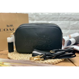 (แท้ 💯%‼) New !! COACH JES LETHER CROSSBODY BAG