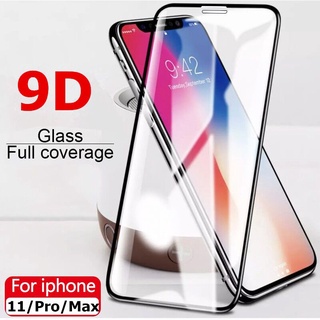 9d ขอบโค้ง สีดํา สีขาว กระจกนิรภัย IPhone 6 6s 7 8 Plus X Xs Max SE 25 2020 6Plus ฟิล์มกันรอยหน้าจอ