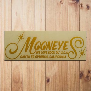 Mooneyes USA สติกเกอร์ข้อความ NA