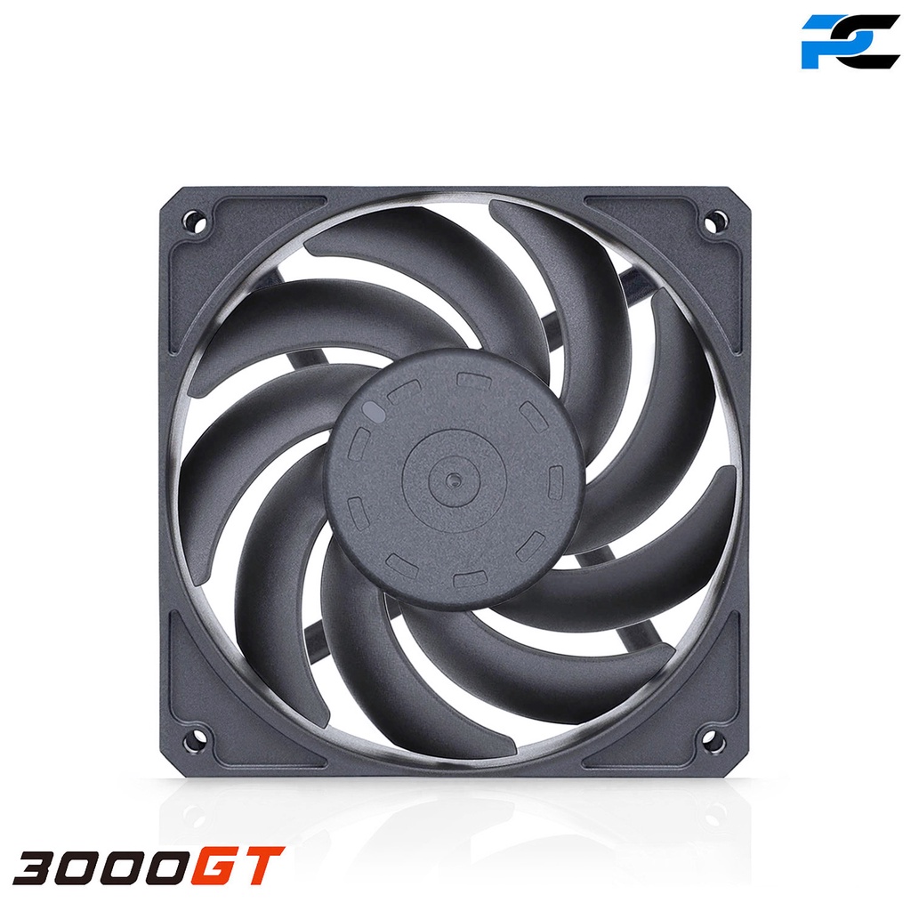 PlayCool 3000GT High-Performance Radiator Fan 120mm 3000RPM- (พัดลมประสิทธิภาพสูง 3000RPM รับประกัน 