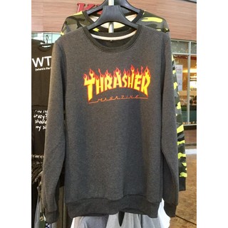 เสื้อแขนยาวลาย THRASHER