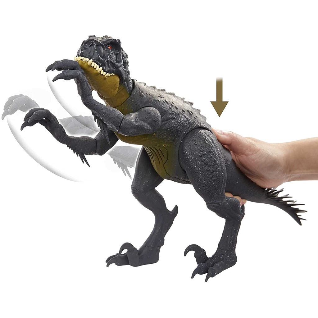 Jurassic World Toys Slash ‘N Battle Scorpios Rex Action & Sound Dinosaur Figure Camp Cretaceous