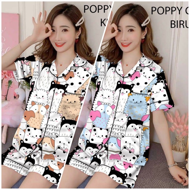 Joker.store123 Poppy Gang HP Pyjamas ชุดนอนผู้ใหญ่