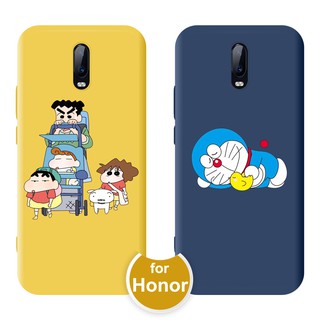 กรณี Huawei Y6S Y6 Y7 Pro 2019 Y5 Lite 2018 Y9S Nova 2 Lite Honor 9 10 20 Lite 8A V30 Pro 30S X10 7C V20 8X Play Soft TPU Case Doraemon