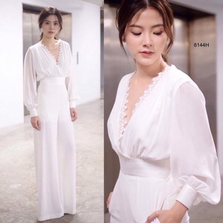 TW8114 Jumpsuit ชุดจั้มสูทขายาวทรงหรู