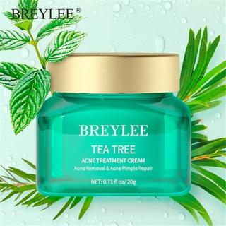 คูปองใหญ่💥BREYLEE Acne Cream ครีมแต้มสิว ครีมบำรุงผิวหน้า ครีมลดสิว ทีทรี และช่วยรักษาสิว ครีมสิว ผลิตภัณฑ์รักษาสิว