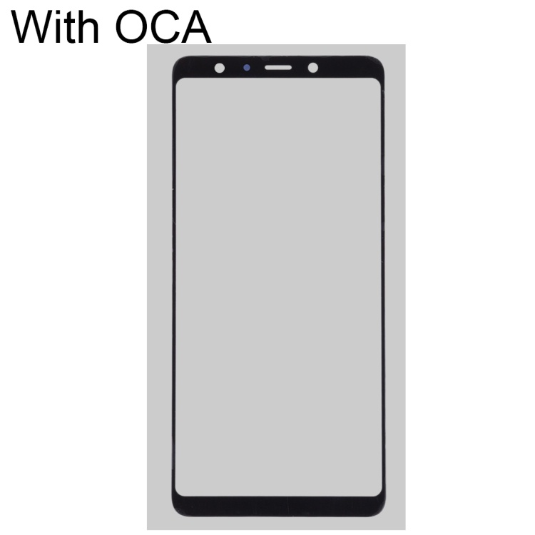 กระจกจอ + OCA Samsung A7 2018 A750 Front Glass for Samsung A7 2018 SM-A750 อะไหล่หน้าจอ