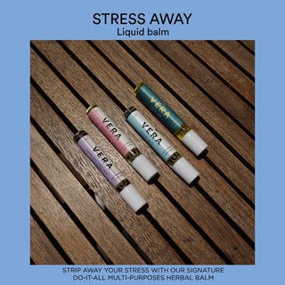 VERA NATURE : Stress Away Liquid Blam Collection บาล์มน้ำสมุนไพรเอนกประสงค์ 10ml.