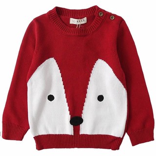 Red Fox 🦊🔴 Sweater เสื้อกันหนาวคุณหนู พร้อมส่งในไทยไม่ต้องรอนานจ้า