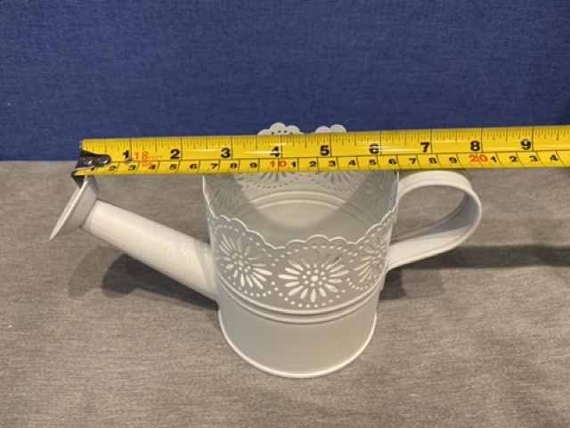 (สินค้าตำหนิ) บัวรดน้ำสังกะสี กระป๋อง ถัง ลายดอกไม้ สีสันสด - รูปที่ 5