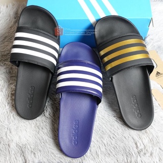 Adidas Adilette Comfort Plus Mono รองเท้าแตะพื้นนุ่ม