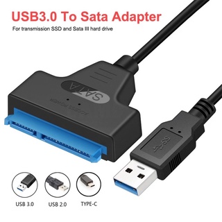 USB SATA 3สาย Sata To USB 3.0อะแดปเตอร์6 Gbps สนับสนุน2.5นิ้วภายนอก SSD HDD hard Drive 22 Pin Sata III A25 2.0