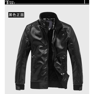 SIM Men Slim PU Leather Casual Motorcycle Jacket Bomber Biker Jacket Coat Outerwear