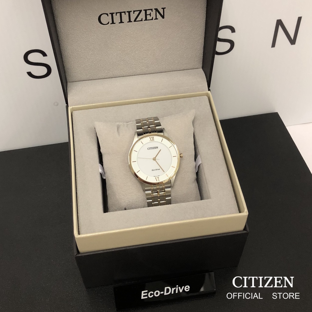 CITIZEN Eco-Drive AR0074-51A Stiletto Super Slim Men's Watch ( นาฬิกาผู้ชายพลังงานแสง )