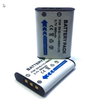 (แพ็คคู่ 2 ชิ้น) For Nikon แบตเตอรี่กล้อง รุ่น EN-EL11 / ENEL11 Replacement Battery for Nikon